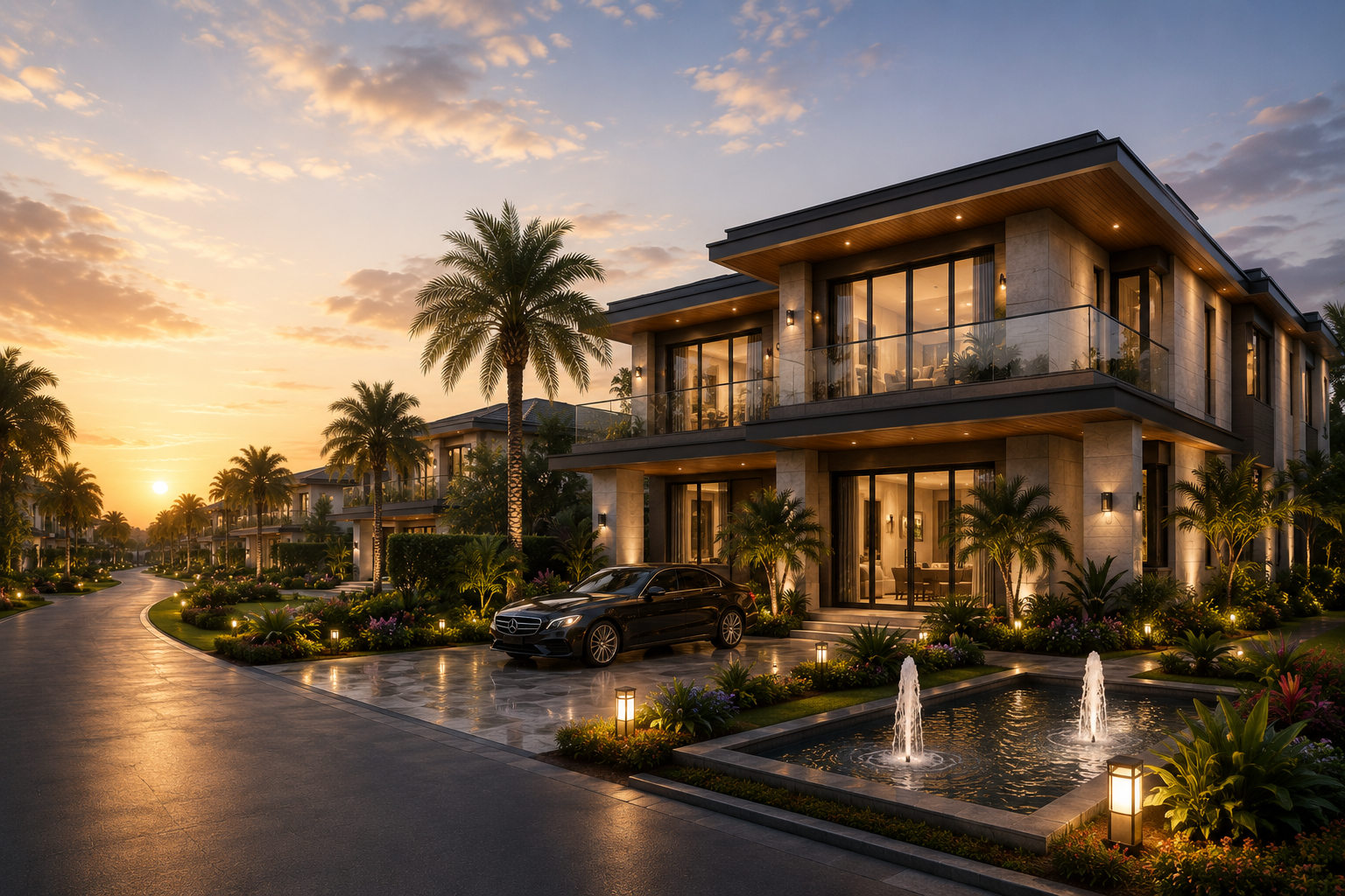Premium modern residence exterior